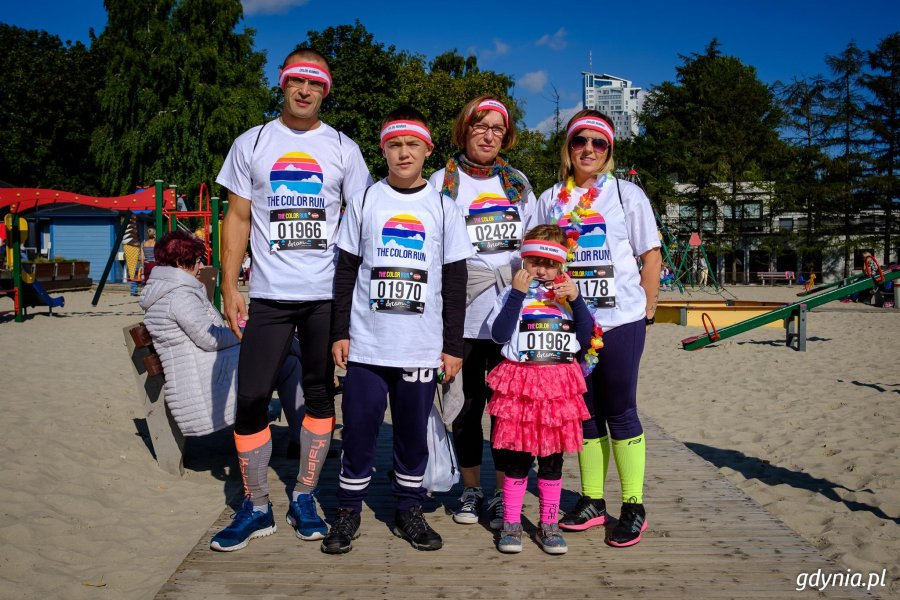 Bieg The Color Run w Gdyni, 16.09.2017 // fot. Dawid Linkowski