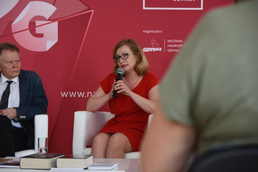 Konferencja Nagrody Literackiej Gdynia 2018, podczas której ogłoszono pełną listę nominowanych, fot. Kamil Złoch