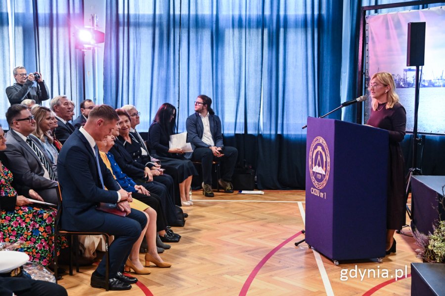 W piątek, 4 października, w Centrum Kształcenia Zawodowego i Ustawicznego nr 1 w Gdyni odbyły się uroczyste obchody 95-lecia istnienia placówki. fot. Michał Sałata