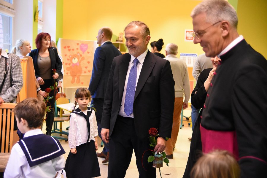 Przedszkole im. Świętej Rodziny zyskało nową przestrzeń // fot. Michał Puszczewicz