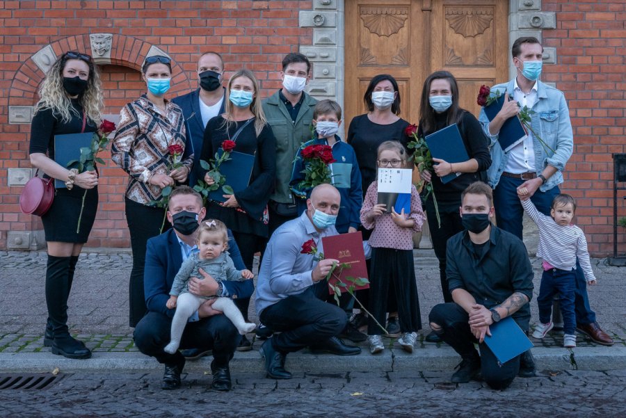 Fotoreporterzy nagrodzeni i wyróżnieni w konkursie Gdańsk Press Photo 2020 oraz wyróżnieni udziałem w wystawie pokonkursowej // fot. Anna Rezulak  