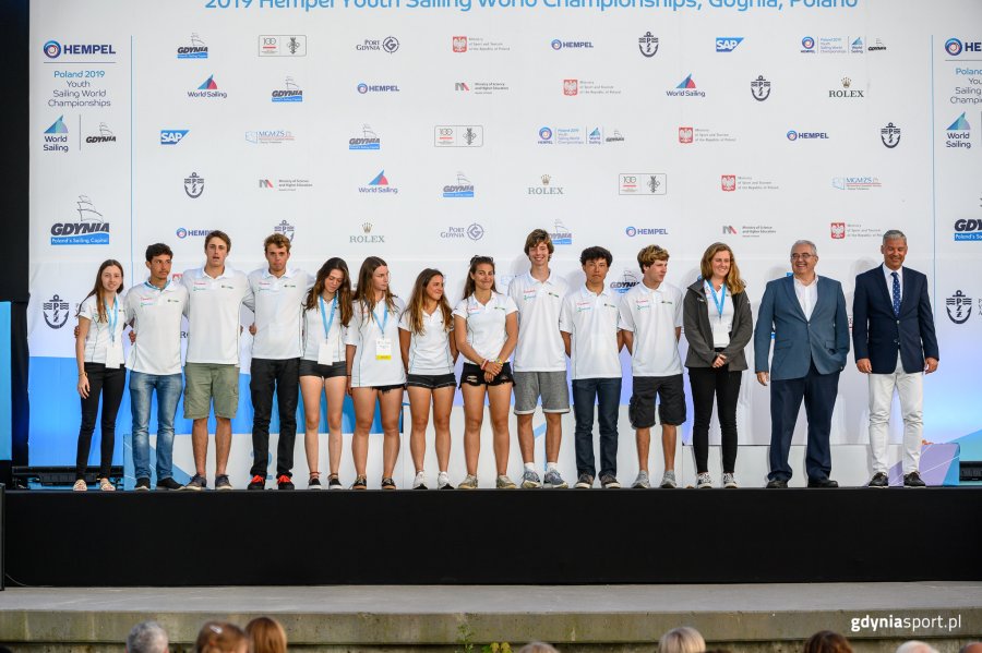 Ceremonia zamknięcia Młodzieżowych Mistrzostw Świata w żeglarstwie / fot.gdyniasport.pl