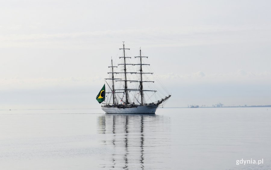 Brazylijska fregata żaglowa Cisne Branco przypłynęła do Gdyni // fot. Magdalena Czernek