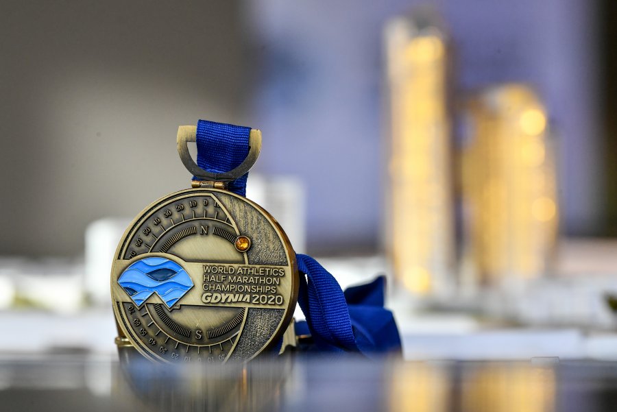 Zaprezentowaliśmy medal World Athletics Half Marathon Championships – Gdynia 2020