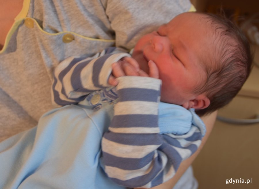 Jako pierwszy, 10 lutego, urodził się Tymon // fot. Magdalena Czernek
