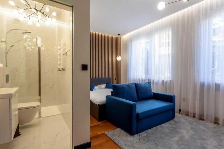 Jeden z apartament&oacute;w w obiekcie Apartamenty przy Plaży Klif