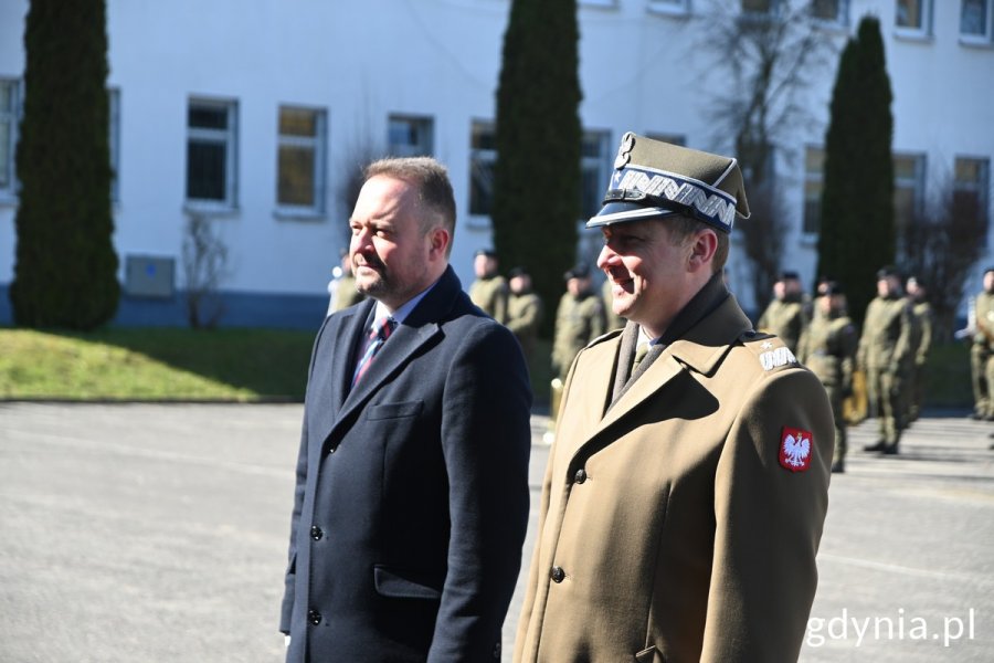 Na zdj. (z lewej): wiceprezydent Marek Łucyk i gen. bryg. Karol Molenda, Dowódca Komponentu Wojsk Obrony Cyberprzestrzeni