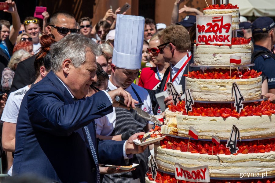 We wtorek, 4 czerwca w Gdańsku odbyły się centralne obchody Święta Wolności i Solidarności, fot. Piotr Hukało.