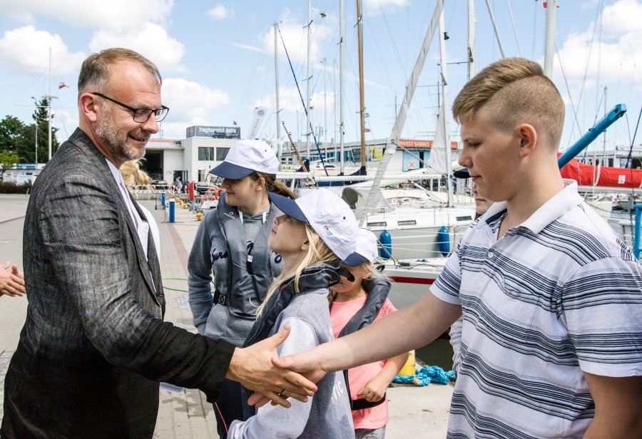 Malujemy Gdynię żaglami - nowy projekt Miejskiego Ośrodka Pomocy Społecznej  fot. Gabriela Kucz