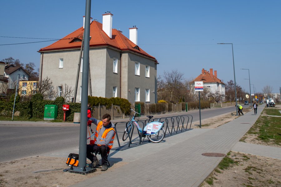 Oświetlenie przy ul. Starodworcowej