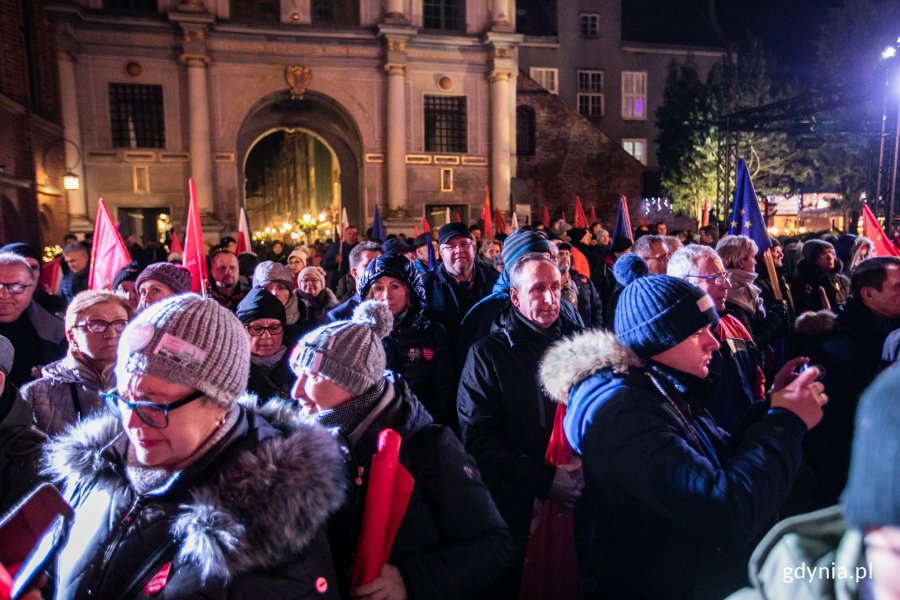 Obchody pierwszej rocznicy śmierci Pawła Adamowicza // fot. Karol Stańczak