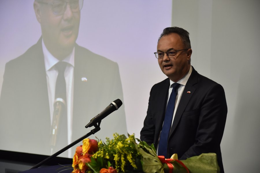 Uroczystość zakończenia misji konsularnej i przejęcia obowiązków odbyła się 9 maja w siedzibie norweskiej firmy DNV GL w Gdyni . Na zdjęciu: Olav Myklebust, ambasador Królestwa Norwegii // fot. Sławomir Okoń