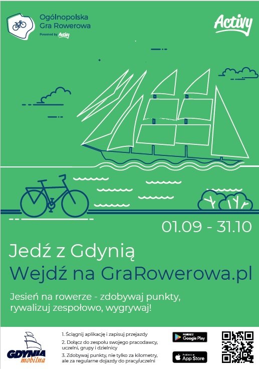 Ogólnopolska Gra Rowerowa - plakat