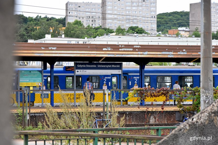 Przystanek SKM Gdynia Stocznia-Uniwersytet Morski zostanie zmodernizowany // fot. Kamil Złoch