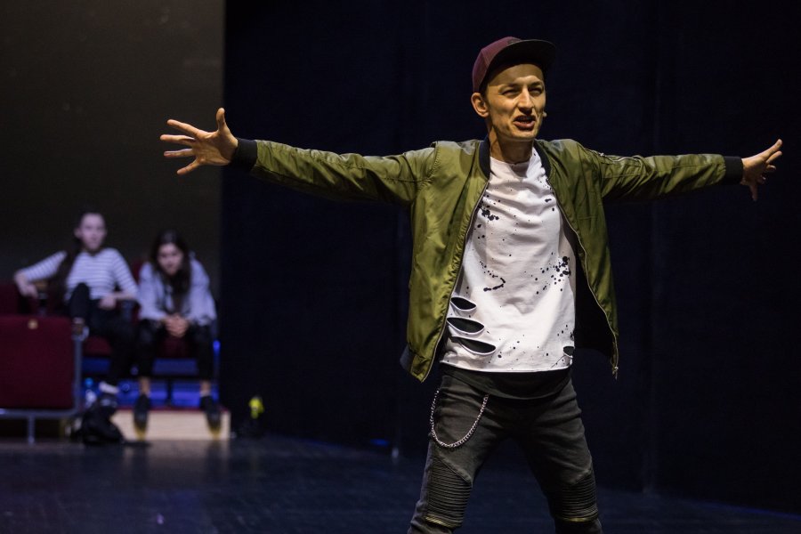Przygotowania do premiery "Tlenu" w Teatrze Muzycznym // fot. Piotr Manasterski