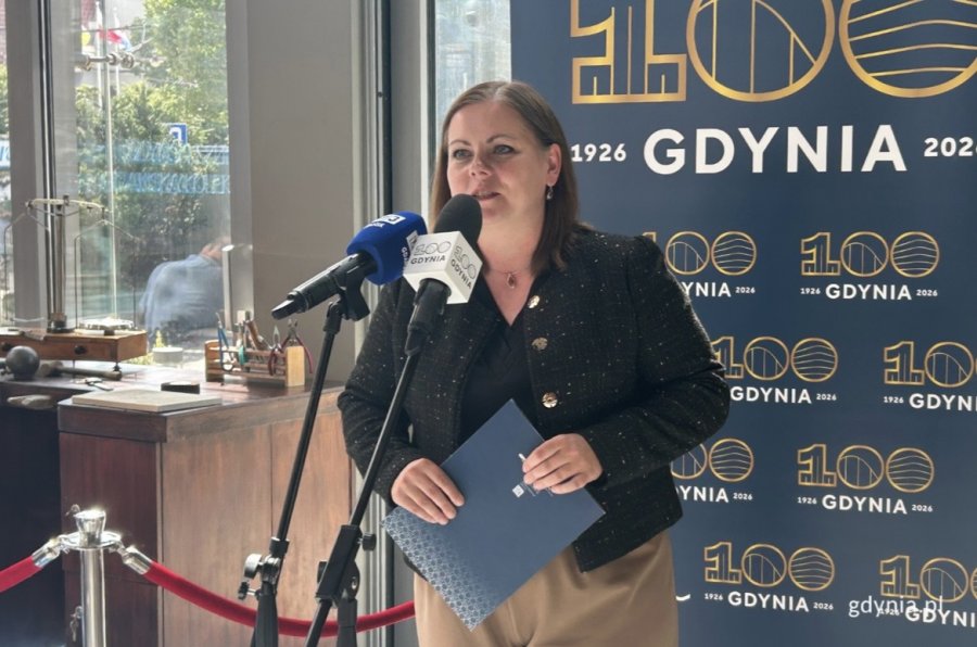 Prezydent Gdyni Aleksandra Kosiorek (fot. Magdalena Starnawska)