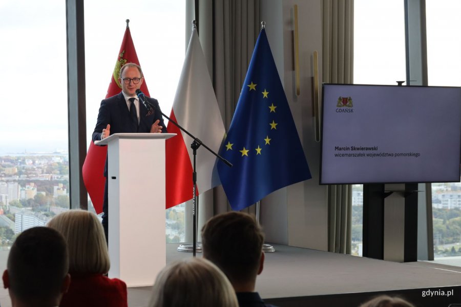 Marcin Skwierawski, wicemarszałek wojew&oacute;dztwa pomorskiego (fot. Magdalena Starnawska)