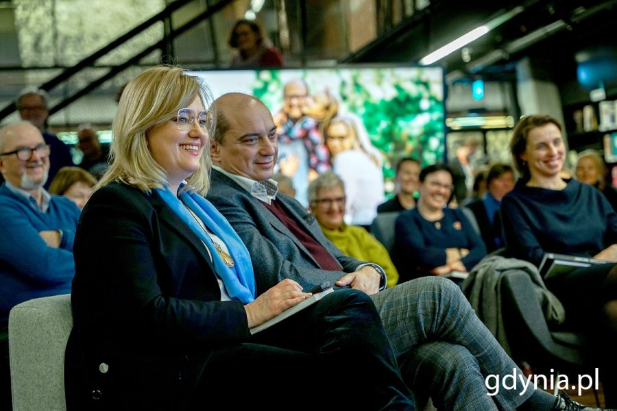 Na zdj. m.in. Magdalena Adamowicz, żona zmarłego prezydenta Gdańska