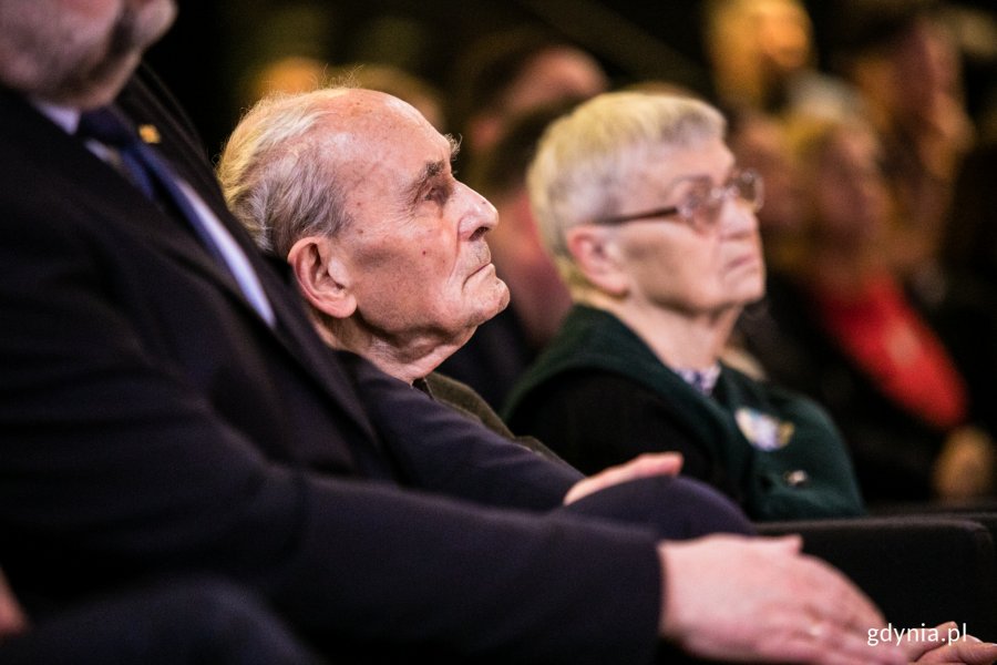 W uroczystości w Europejskim Centrum Solidarności wzięli udział rodzice Pawła Adamowicza // fot. Karol Stańczak