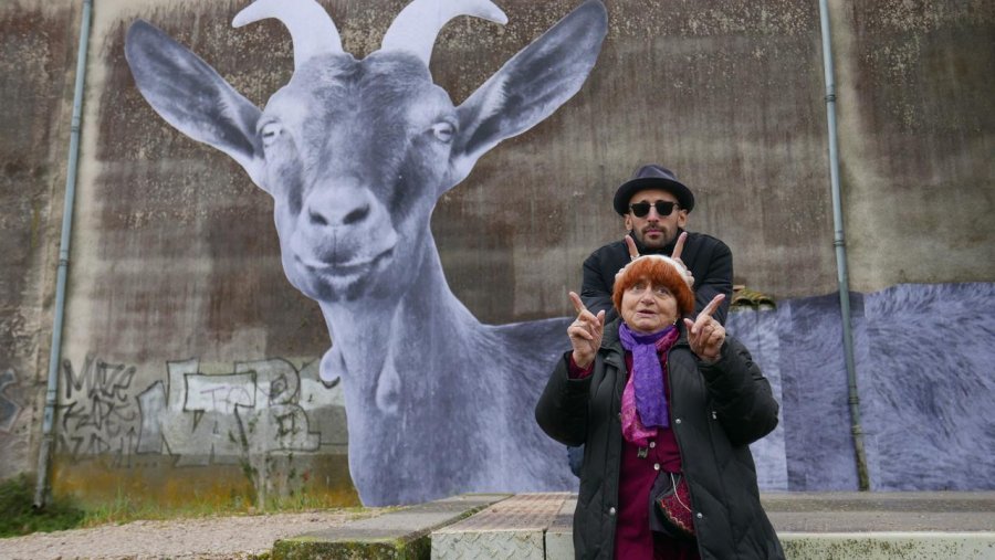 "Twarze, plaże", reż.Agnes Varda, JR. fot. materiały prasowe