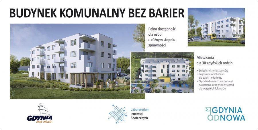 Tak będzie wyglądał nowoczesny blok komunalny, bez barier architektonicznych, przy ulicy Dickmana