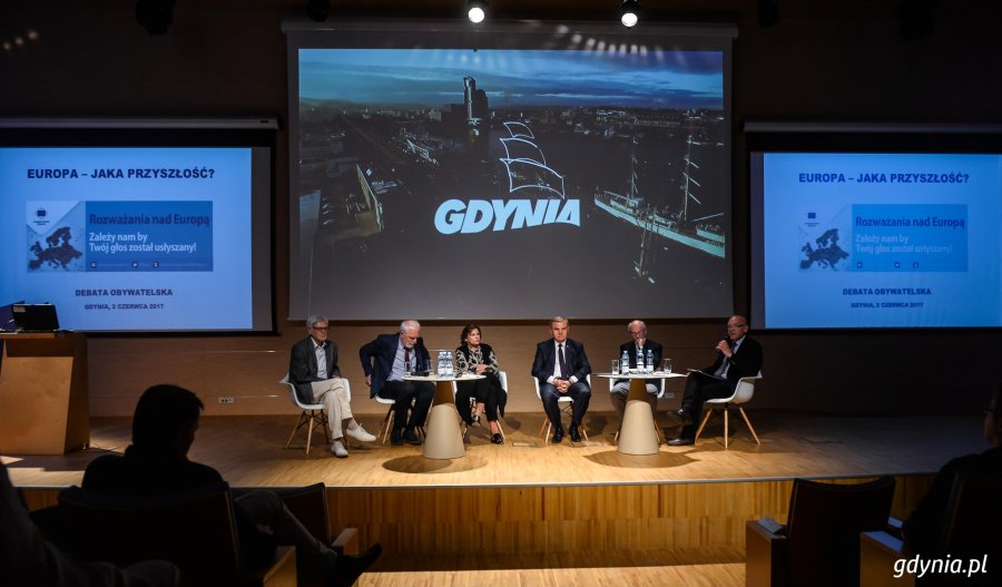Debata o przyszłości Europy w Pomorskim Parku Naukowo-Technologicznym.