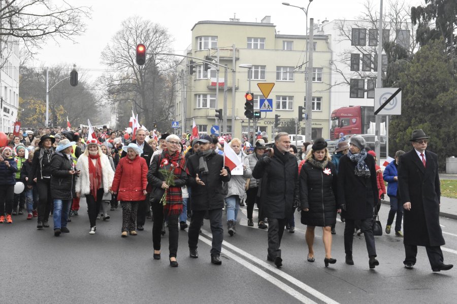 Parada Niepodległości w Orłowie // fot. Lechosław Dzierżak