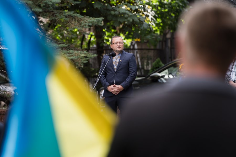 Na zdjęciu: Ołeksander Płodystyi, konsul Ukrainy w Gdańsku(fot. Paweł Budziński)