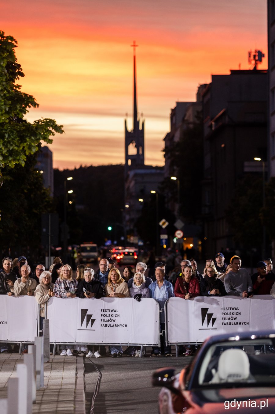Ceremonia czerwonego dywanu poprzedzająca sobotnią galę 50. Festiwalu Polskich Filmów Fabularnych w Gdyni (fot. Karol Stańczak)