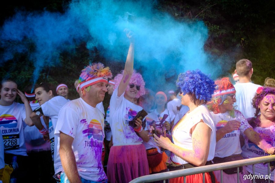 Bieg The Color Run w Gdyni, 16.09.2017 // fot. Dawid Linkowski