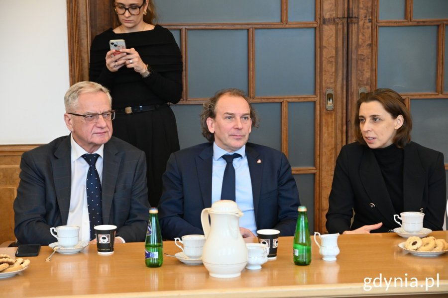 Na zdj. (od prawej): wiceprezydentka Gdańska Monika Chabior, starosta chojnicki Marek Szczepański i starosta Człuchowa Aleksander Gappa