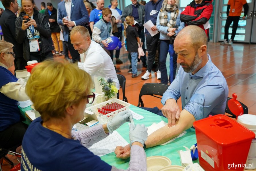 Marek Drygas, kanclerz Akademii Marynarki Wojennej podczas badania PSA