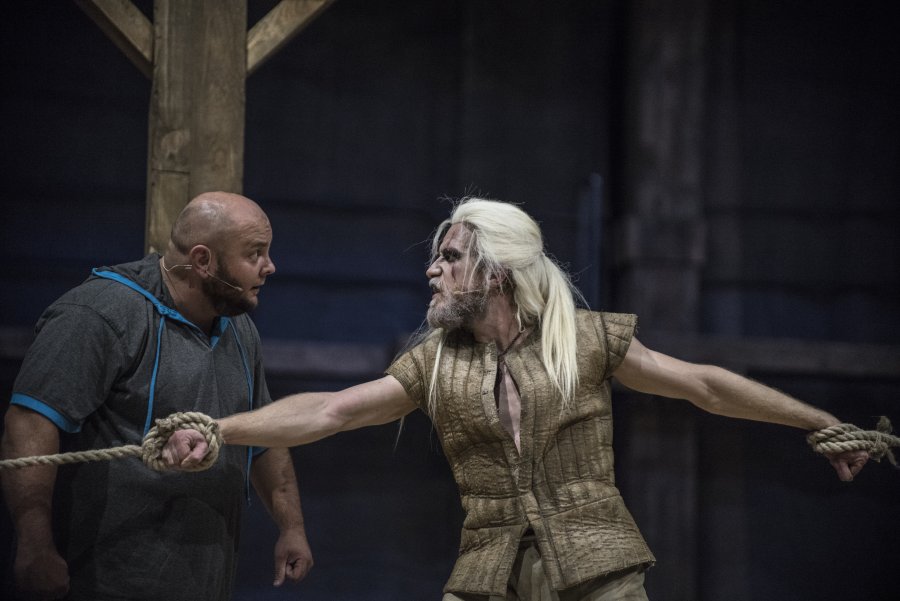 Przygotowania do premiery Wiedźmina w Teatrze Muzycznym fot. Przemysław Burda