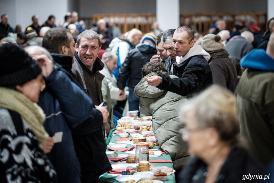 Wigilia u franciszkanów w Gdyni, fot. Dawid Linkowski