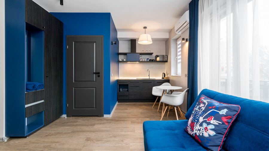 Gdynia Redłowo - Apartamenty Park Technologiczny, aneks kuchenny w jednym z apartament&oacute;w