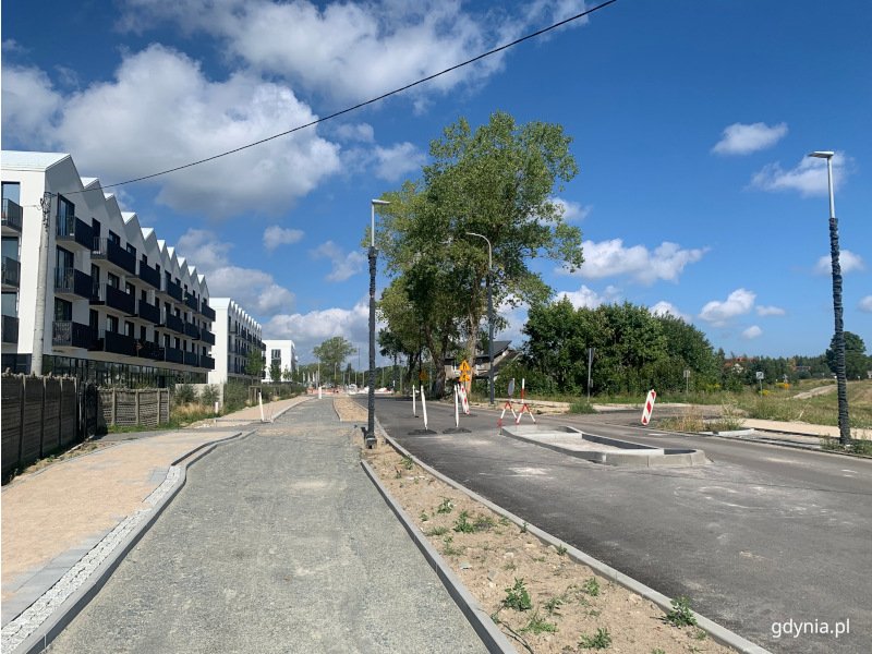 Przebudowa ul. Wiczlińskiej (fot. Dorota Matejczyk, WI UM Gdyni)