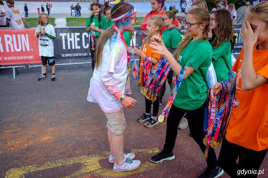 Bieg The Color Run w Gdyni, 16.09.2017 // fot. Dawid Linkowski