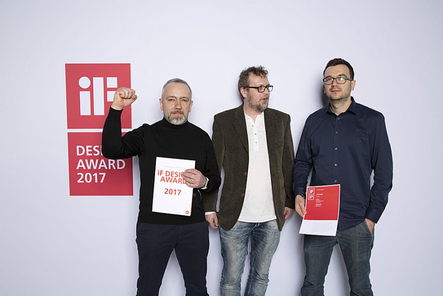 Reprezentacja agencji BRANDSPOT z nagrodą iF Design Award // mat. prasowe