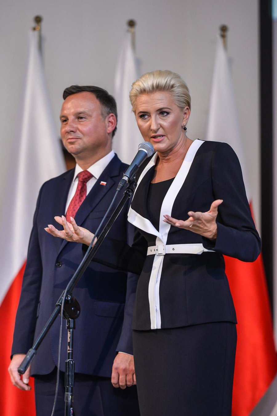 Uroczystości w III LO w Gdyni i wizyta pary prezydenckiej, fot. Przemysław Świderski