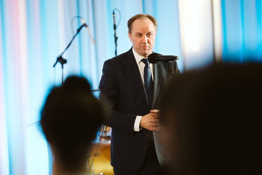 Na zdjęciu: Mieczysław Struk, marszałek województwa pomorskiego podczas gali (fot. fot. Martyna Niećko // Agencja Wyborcza.pl)