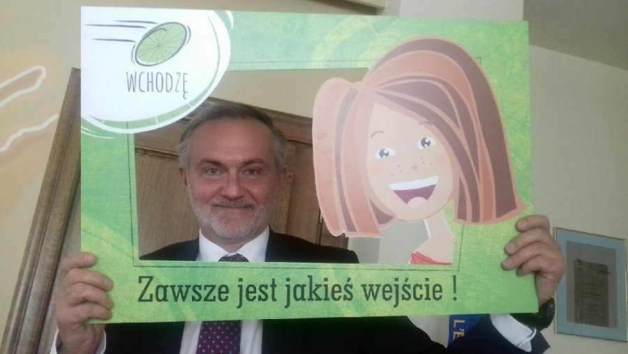 Kampania „Wchodzę-zawsze jest jakieś wejście" // fot. www.facebook.com/kampaniawchodze