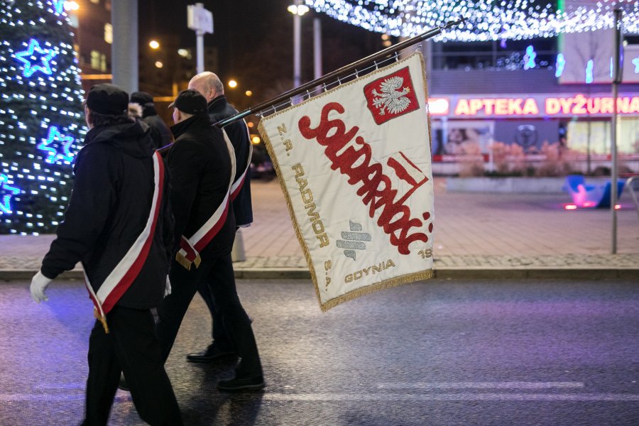 Obchody 37. rocznicy wprowadzenia stanu wojennego w Polsce // fot. Karol Stańczak