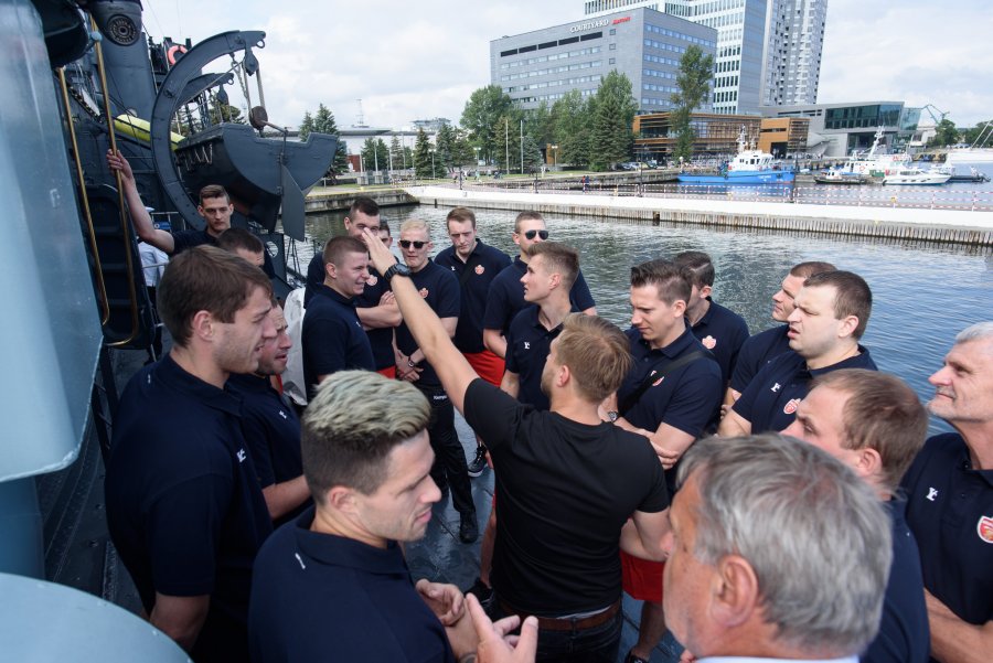 Prezentacja zespołów Vistal Gdynia i Spójnia Gdynia / fot. D. Linkowski