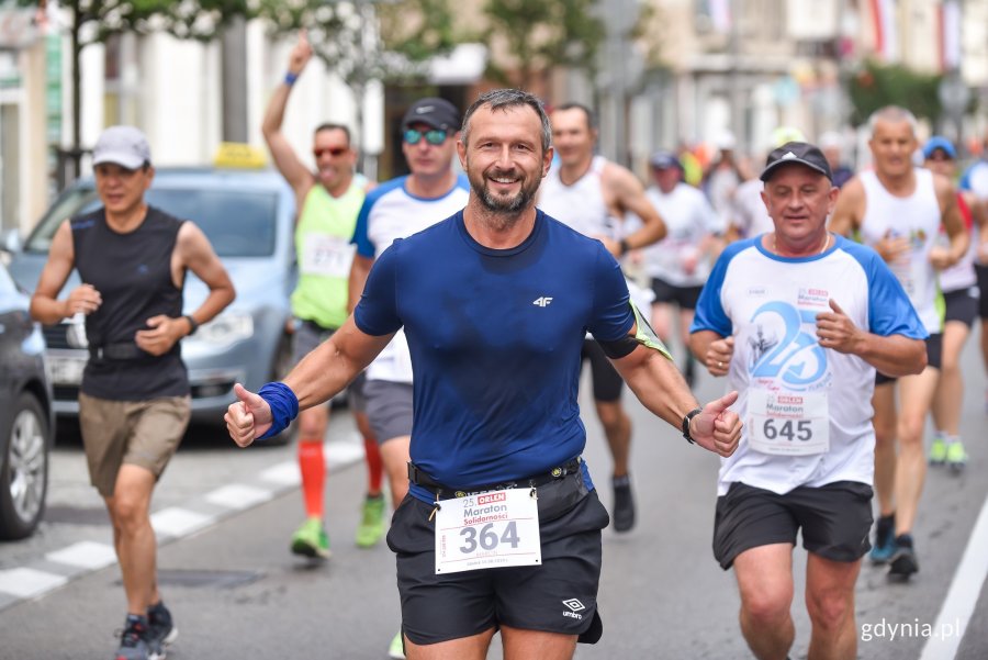 Maraton "Solidarności" przebiegł ulicami Gdyni // fot. Maciej Czarniak