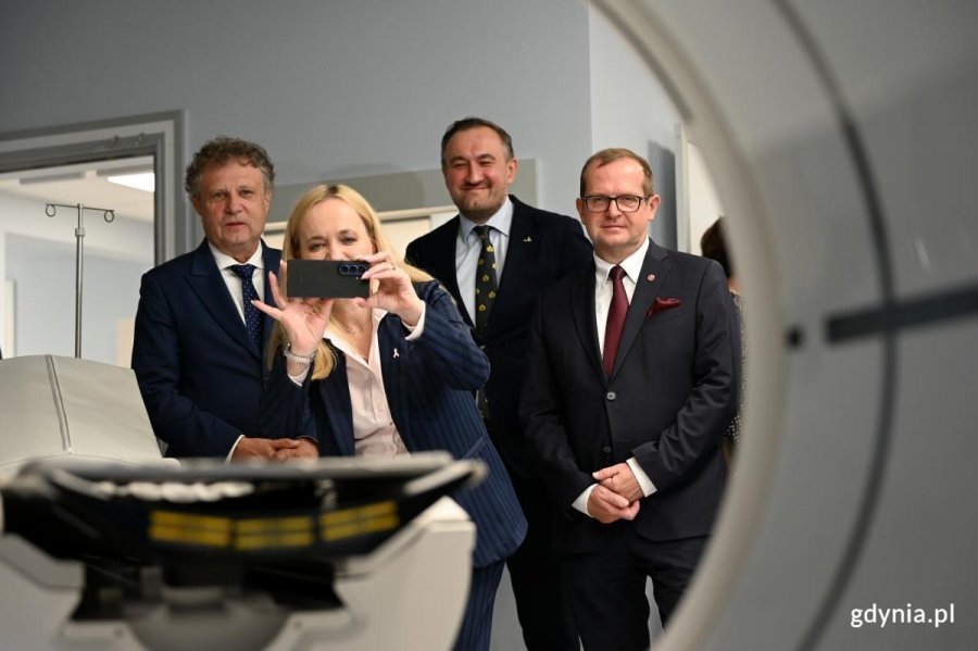 Nowy tomograf komputerowy w CMMiT w Gdyni (fot. Łukasz Kamasz)