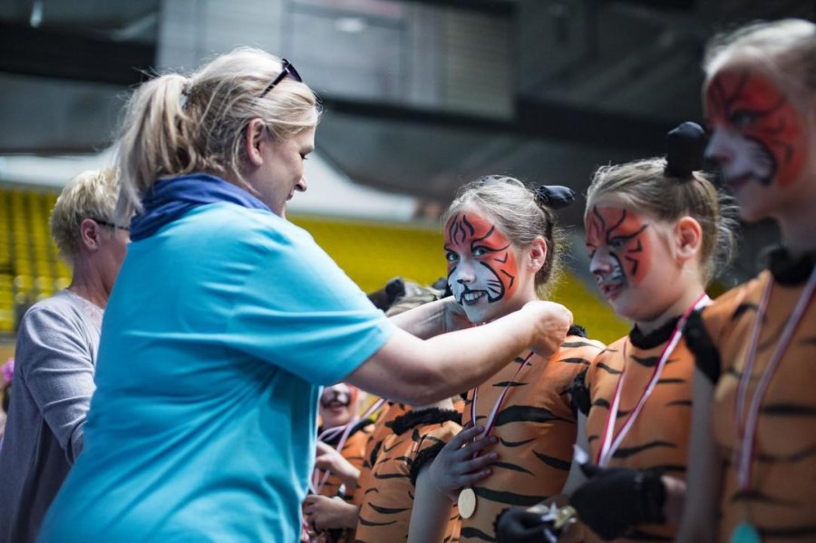 XIII Międzynarodowy Festiwal Formacji Gimnastyczno-Tanecznych „Gim Show 2018” odbył się w sobotę, 28 kwietnia // fot. Dawid Linkowski