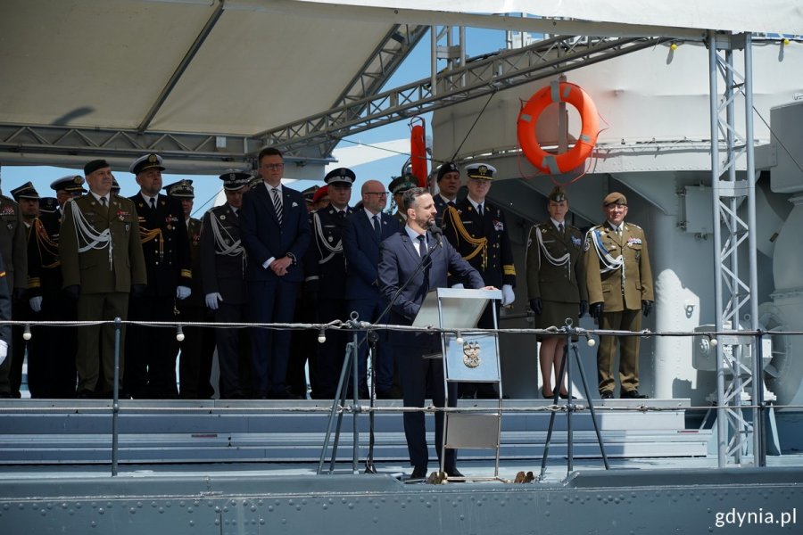 Przemawia Minister Obrony Narodowej Władysław Kosiniak-Kamysz