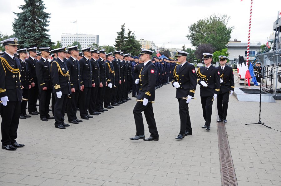 Promocja oficerów na pokładzie ORP Błyskawica / Fot. M.Kowalski