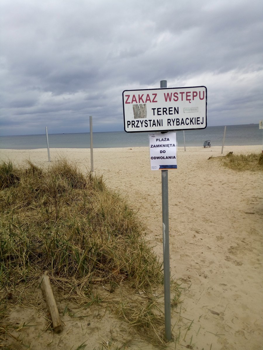 Plaże w Gdyni zamknięte do odwołania // fot. gdynia.pl