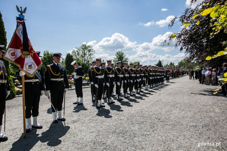 Ceremonia pożegnania admirała floty Ryszarda Łukasika, fot. Karol Stańczak 